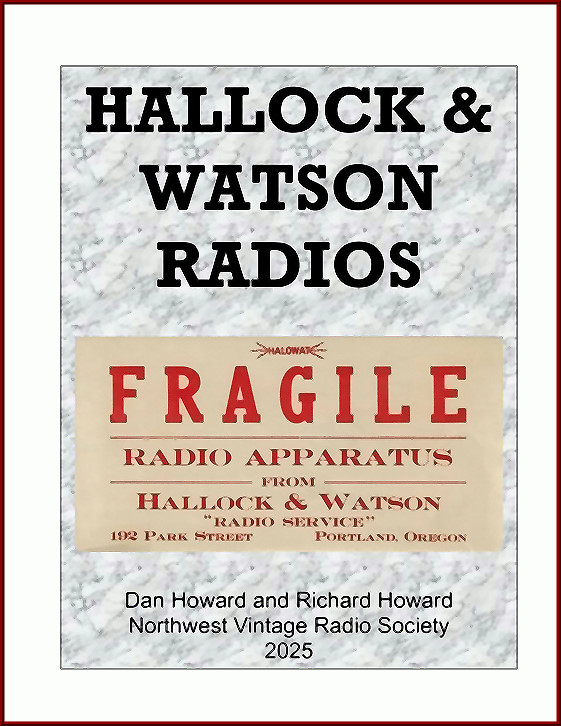 Hallock & Watson Radios Cover